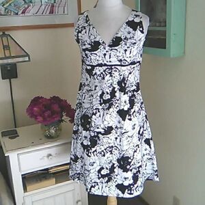 Dby Wrap Front Cotton Blend Dress